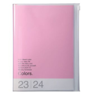 MARK'S 2023/2024 Taschenkalender A5 vertikal, COLORS, Pink