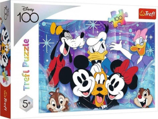 Trefl Puzzle Disney 100 let: Zďż˝bava v Disney Worldu 100 dďż˝lkďż˝