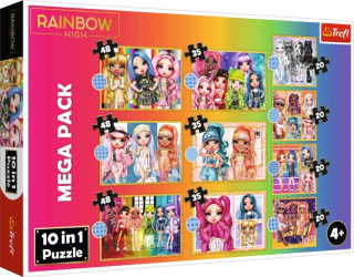 Trefl Puzzle Rainbow High MEGA PACK/10v1