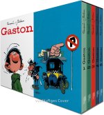 Gaston im Schuber (Hochwertige Jubiläumsedition 100 Jahre Franquin), 5 Teile