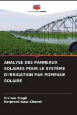 ANALYSE DES PANNEAUX SOLAIRES POUR LE SYST?ME D'IRRIGATION PAR POMPAGE SOLAIRE
