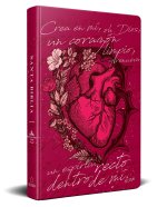 Biblia Rvr60 Nombres de Dios Crea En Mí Un Corazón Puro (Rosada) - Tapa Dura