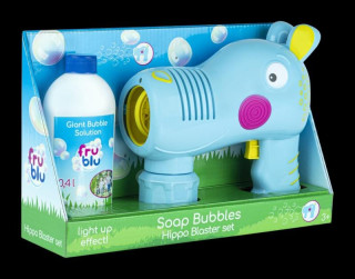 Fru Blu Bublifuk - Hippo blaster se zásobníkem + náplň 0,4L