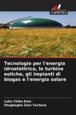 Tecnologie per l'energia idroelettrica, le turbine eoliche, gli impianti di biogas e l'energia solare