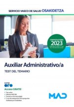 Auxiliar Administrativo/a de Osakidetza-Servicio Vasco de Salud. Test