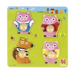 GOULA Die 3 kleinen Schweinchen-Puzzle