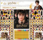 Samolepkový set s voskovkami 500 ks Harry Potter