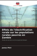 Effets de l'électrification rurale sur les populations rurales pauvres en Zambie