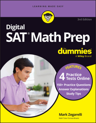 SAT Math Prep For Dummies, 3rd Edition (Zegarelli)(Miękka)