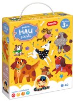 CzuCzu. Puzzle 40 el. Hau. Pieski