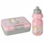 Zestaw: bidon 350ml + pudełko śniadaniowe 16x12,5x5,5 cm 490063