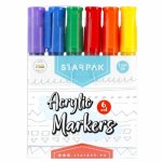 Marker akrylowy, 6 kol. 497710
