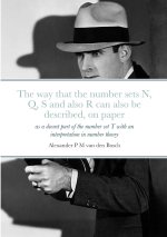 The way that the number sets N, Q, S and also R can also be described, on paper, as a decent part of the number set T with an interpretation in number