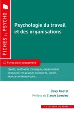 PSYCHOLOGIE DU TRAVAIL ET DES ORGANISATIONS