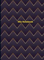 Mix Notebook: Liniert, kariert und gepunktet/ Bullet Journal dotted