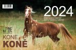 Kalendář 2024 Koně, stolní, týdenní, 225 x 150 mm