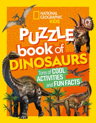 National Geographic Kids Puzzle Book of Dinosaurs (Brožovaná)