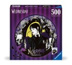 Ravensburger Puzzle 17573 - Wednesday - 500 Teile Rundpuzzle für Erwachsene und Kinder ab 14 Jahren