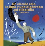 UN CIRCULO ROJO LA LUNA Y UNA ALGARROBA EN EL BOLSILLO
