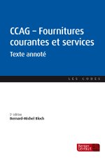 Ccag fournitures courantes et services (5e ed)