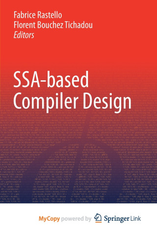SSA-based Compiler Design
