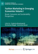 Fashion Marketing in Emerging Economies Volume I