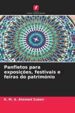 Panfletos para exposições, festivais e feiras do património