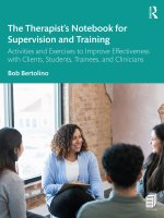 Therapist's Notebook for Supervision and Training
