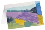Lavendel - Kunst-Faltkarten ohne Text (6 Stück)