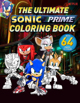 ULT SONIC PRIME COLORING BOOK