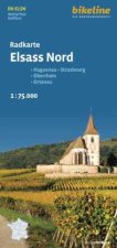 Radkarte Elsass Nord