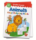 Colouring Book of Animals: Crayon Copy Colour Books