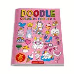 Doodle Coloring for Kids: Pink Edition
