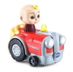 Tut Tut Baby Flitzer - CoComelon JJs Traktor inkl. Schiene