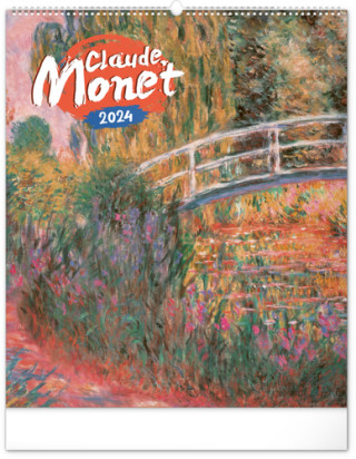 Claude Monet 2024 - nástěnný kalendář