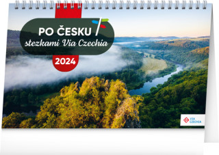 Po Česku stezkami Via Czechia 2024 - stolní kalendář