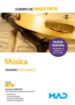 CUERPO DE MAESTROS MUSICA TEMARIO VOLUMEN 2