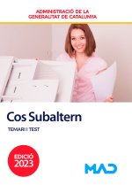 COS SUBALTERN DADMINISTRACIO DE LA GENERALITAT DE CATALUNYA