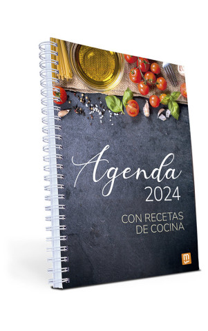 AGENDA 2024 CON RECETAS DE COCINA