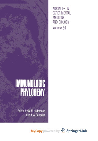Immunologic Phylogeny