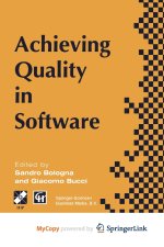 Achieving Quality in Software