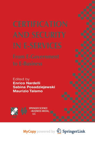 Certification and Security in E-Services
