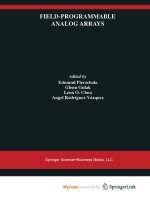 Field-Programmable Analog Arrays