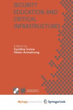 Security Education and Critical Infrastructures