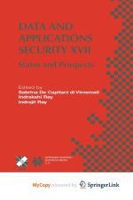 Data and Applications Security XVII