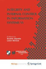 Integrity and Internal Control in Information Systems VI