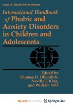 International Handbook of Phobic and Anxiety Disorders in Children and Adolescents