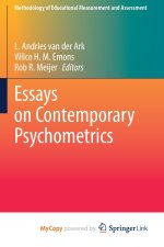 Essays on Contemporary Psychometrics