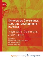 Democratic Governance, Law, and Development in Africa