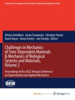 Challenges in Mechanics of Time-Dependent Materials & Mechanics of Biological Systems and Materials, Volume 2